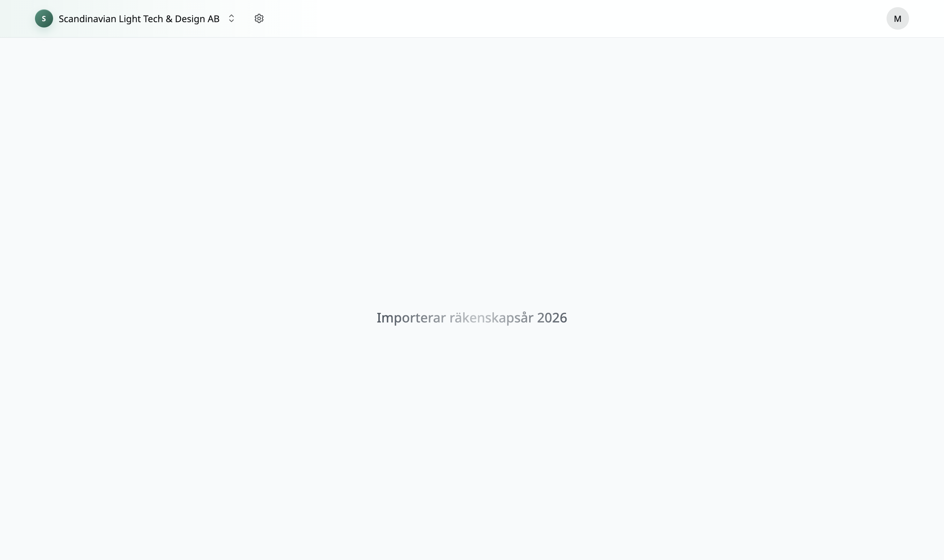Finec importing fiscal year 2026 loading screen