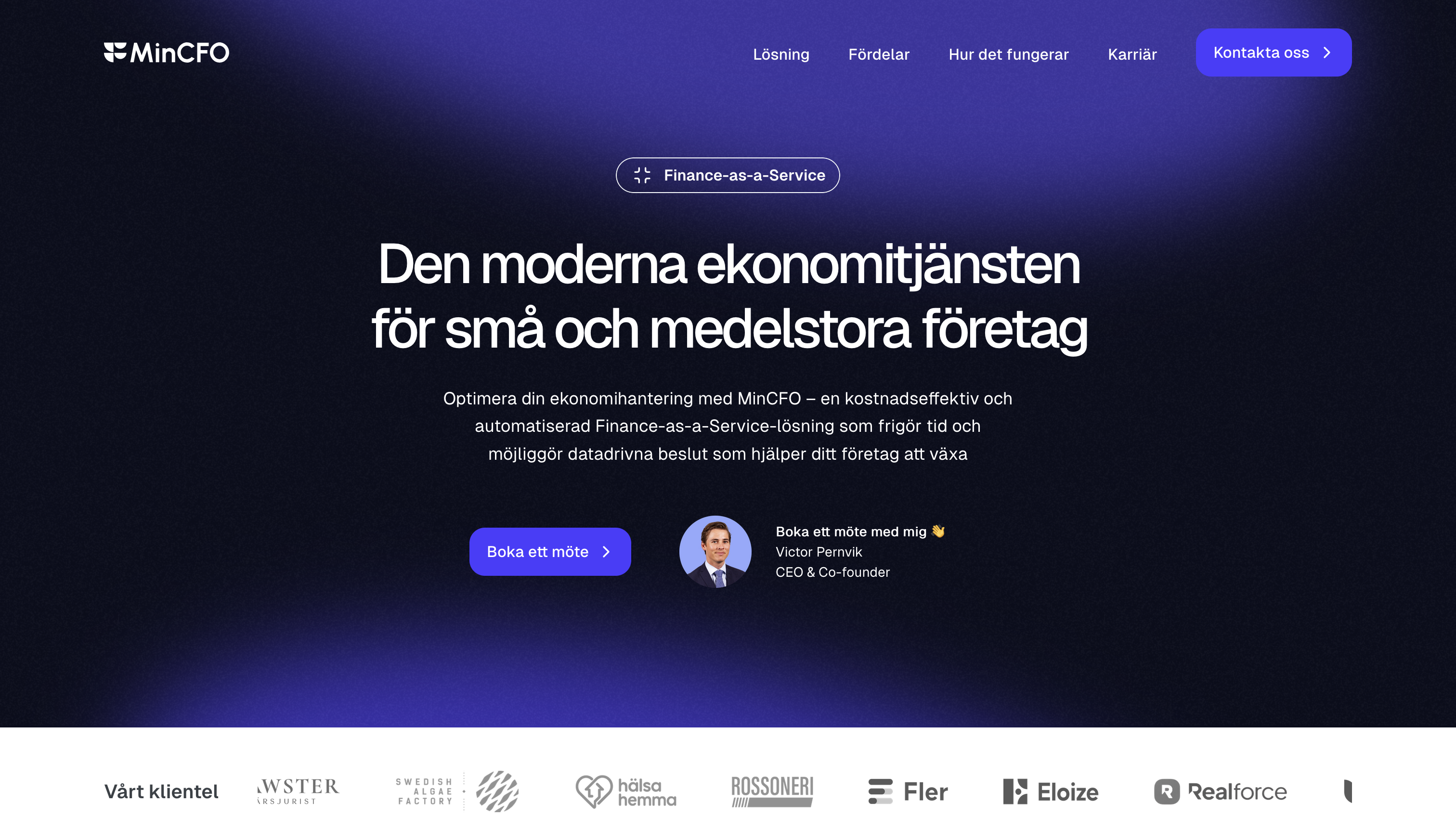 MinCFO project preview